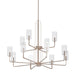 Kichler - 52412PN - 12 Light Chandelier - Kimrose - Polished Nickel