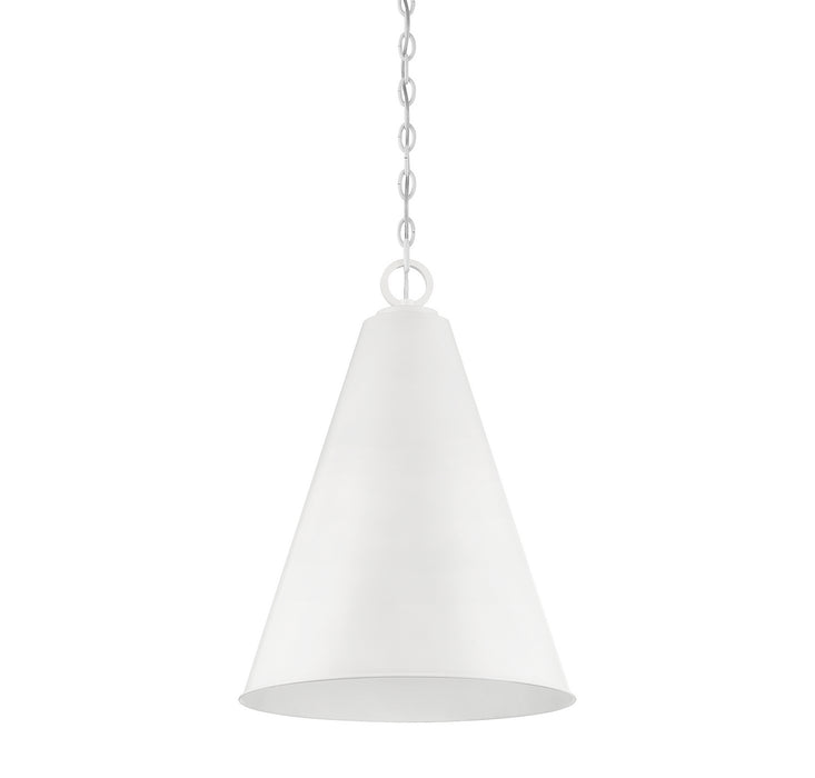 Meridian - M70112WH - One Light Pendant - White