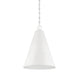 Meridian - M70112WH - One Light Pendant - White