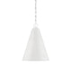 Meridian - M70112WH - One Light Pendant - White