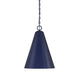 Meridian - M70112NBL - One Light Pendant - Navy Blue