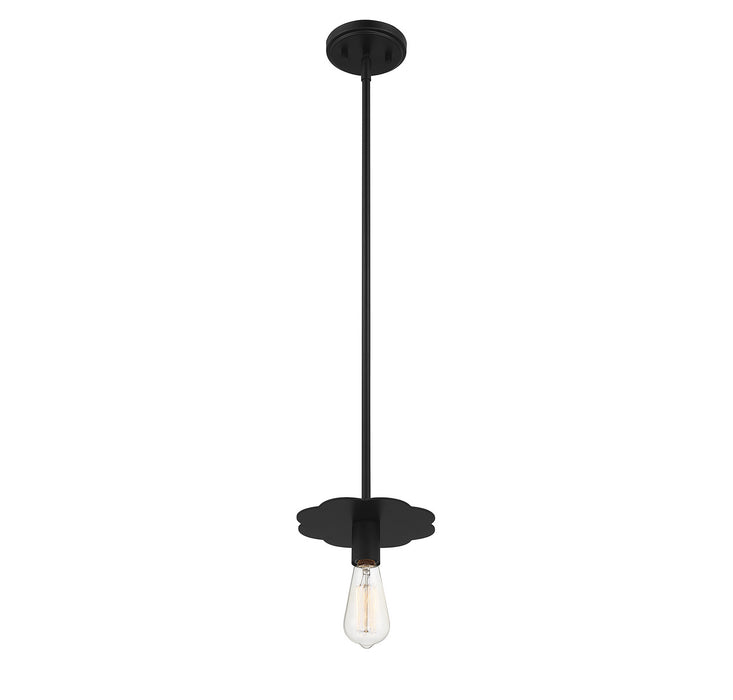 Meridian - M70113MBK - One Light Mini Pendant - Matte Black