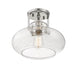 Meridian - M60064PN - One Light Semi-Flush Mount - Polished Nickel