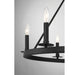 Meridian - M10093MBK - Six Light Chandelier - Matte Black