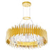 CWI Lighting - 1247P28-18-602 - 18 Light Chandelier - Cityscape - Satin Gold