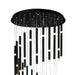 CWI Lighting - 1262P30-54-101 - LED Chandelier - Flute - Black