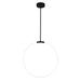 CWI Lighting - 1273P24-1-101 - LED Chandelier - Hoops - Black