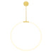 CWI Lighting - 1273P24-1-602 - LED Chandelier - Hoops - Satin Gold