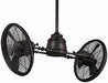 Minka Aire - F802L-KA - 42 Inch Performance Fan - Vintage Gryo Led - Kocoa