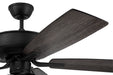 Craftmade - P104FB5-52FBGW - 52 Inch Ceiling Fan - Pro Plus 104 - Flat Black