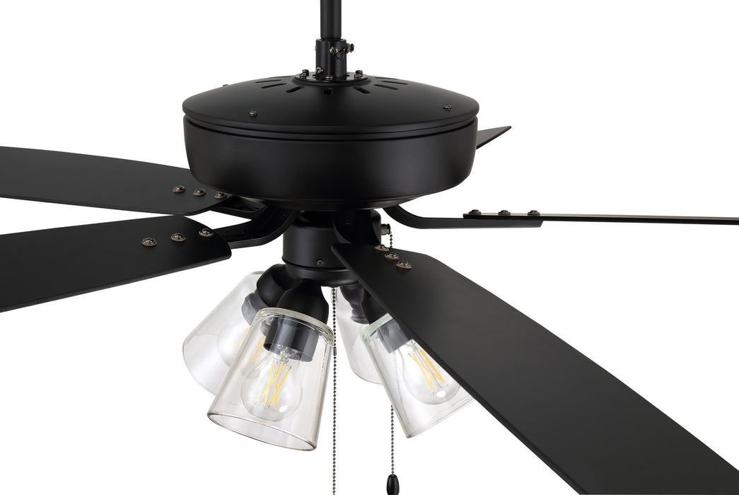 Craftmade - P104FB5-52FBGW - 52 Inch Ceiling Fan - Pro Plus 104 - Flat Black