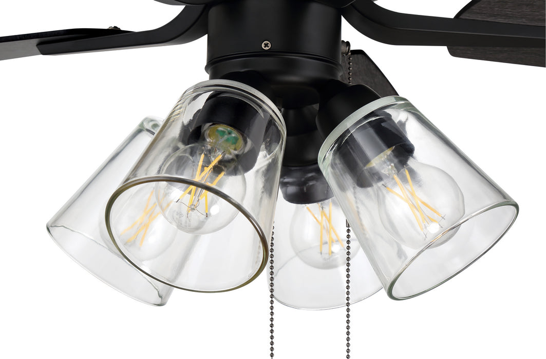 Craftmade - P104FB5-52FBGW - 52 Inch Ceiling Fan - Pro Plus 104 - Flat Black