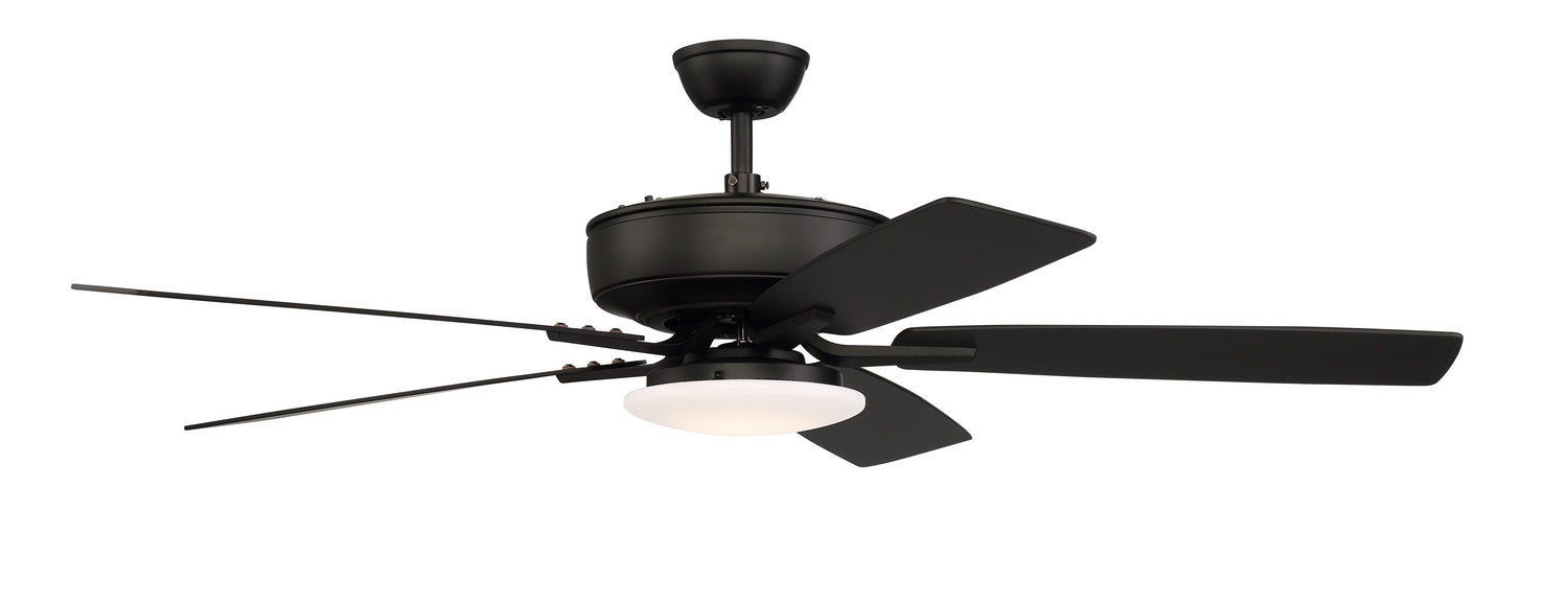 Craftmade - P112FB5-52FBGW - 52 Inch Ceiling Fan - Pro Plus 112 - Flat Black