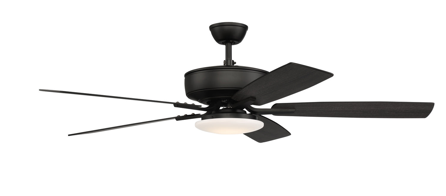 Craftmade - P112FB5-52FBGW - 52 Inch Ceiling Fan - Pro Plus 112 - Flat Black