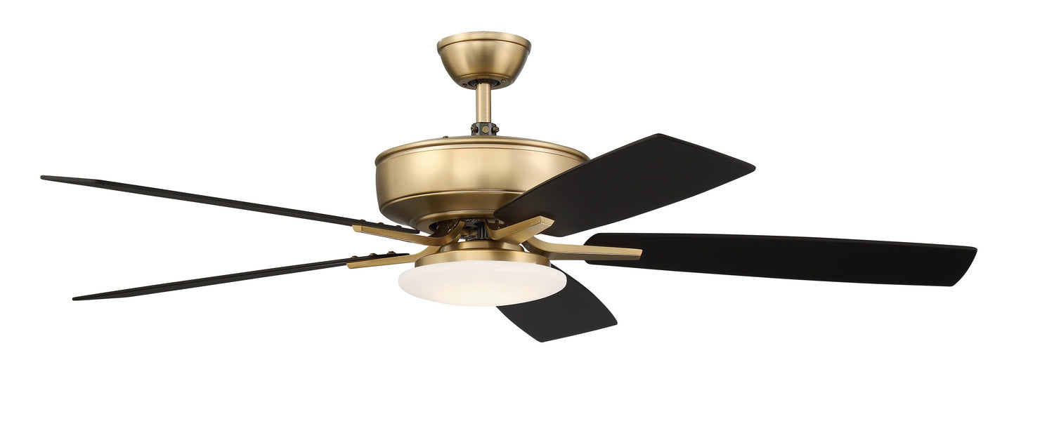 Craftmade - P112SB5-52BWNFB - 52" Ceiling Fan - Pro Plus 112 - Satin Brass