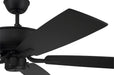 Craftmade - P52FB5-52FBGW - 52"Ceiling Fan - Pro Plus 52 Fan - Flat Black