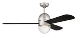 Craftmade - PIL52BNK3 - 52"Ceiling Fan - Pill - Brushed Polished Nickel
