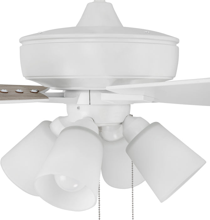 Craftmade - S114W5-60WWOK - 60"Ceiling Fan - Super Pro 114 - White