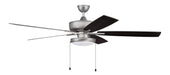 Craftmade - S119BN5-60BNGW - 60"Ceiling Fan - Super Pro 119 - Brushed Satin Nickel