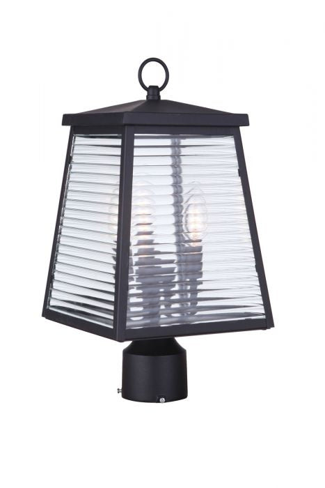 Craftmade - ZA4115-MN - Three Light Outdoor Post Mount - Armstrong - Midnight