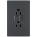 Legrand - 1597TRGCC4 - Spec-GradeTamper-Resistant Self-Test GFCI Receptacle - radiant - Graphite