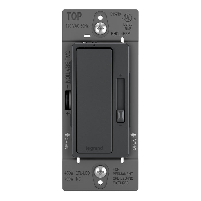 Legrand - RHCL453PGCCV4 - CFL/LED Dimmer - radiant - Graphite