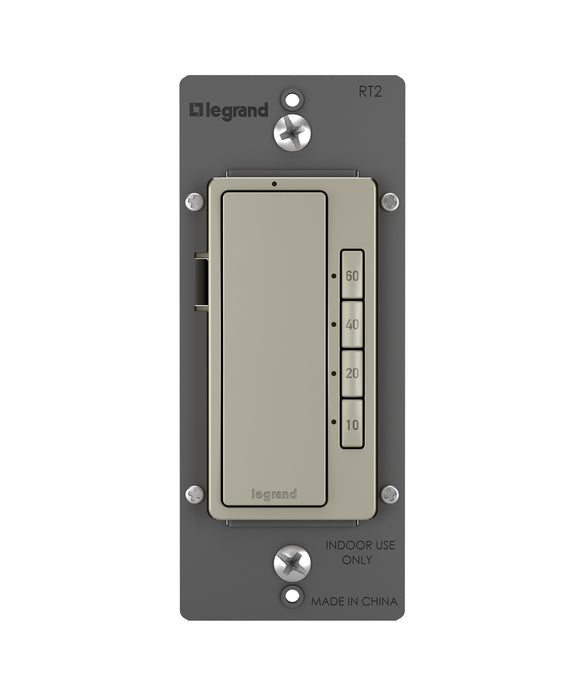 Legrand - RT2NICCV4 - 4-Button Timer - Nickel