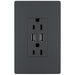 Legrand - TM826USBGCCV4 - Tamper-Resistant USB Outlet - radiant - Graphite