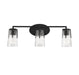 Savoy House - 8-7045-3-BK - Three Light Bath Bar - Sacremento - Black
