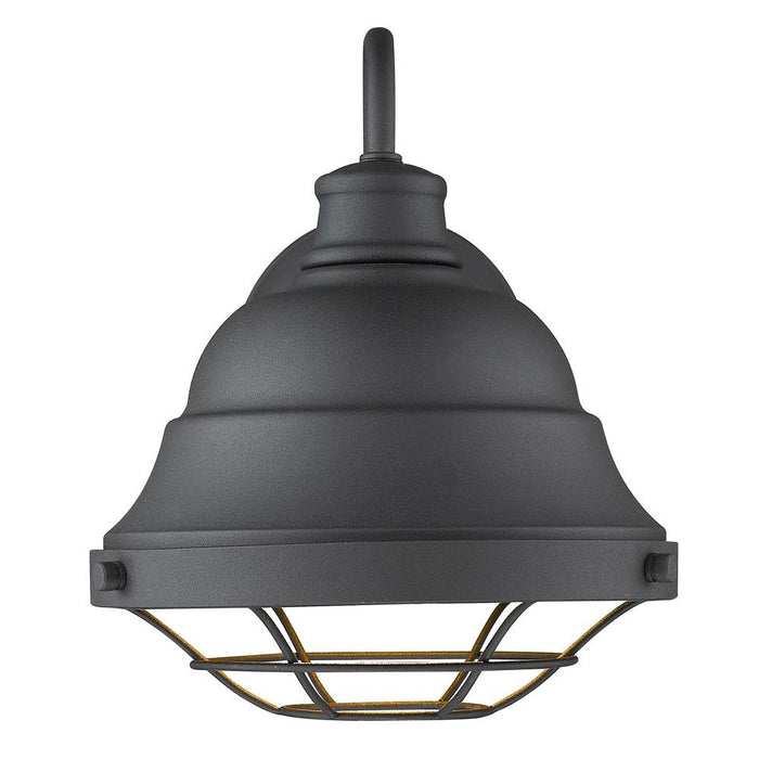 Golden - 7316-OWM NB - One Light Outdoor Wall Mount - Bartlett - Natural Black