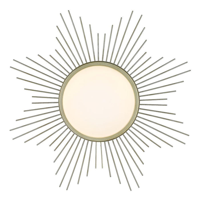 Golden - 9126-FM24 WG-OP - LED Flush Mount - Kieran - White Gold