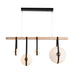 Hubbardton Forge - 131043-LED-STND-10-27-LK-WD-GG0702 - LED Pendant - Derby - Black
