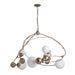 Hubbardton Forge - 136421-SKT-84-GG0639 - Six Light Pendant - Sprig - Soft Gold