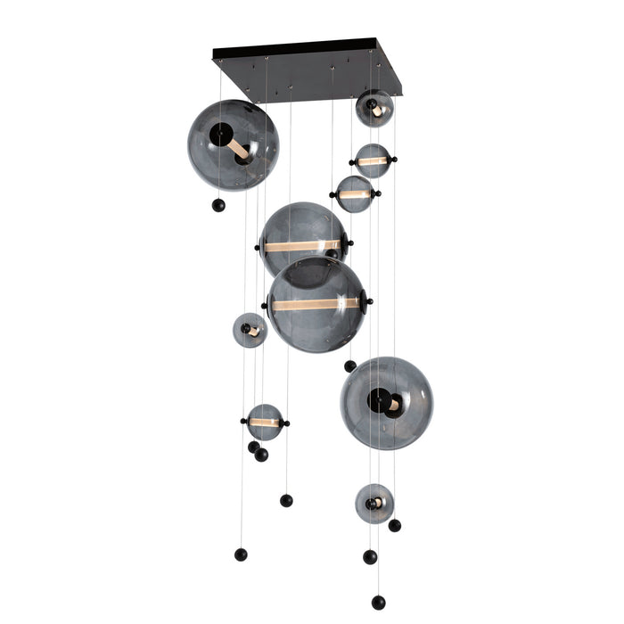 Hubbardton Forge - 139051-LED-STND-10-YL0694 - LED Pendant - Abacus - Black