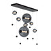 Hubbardton Forge - 139054-LED-STND-10-YL0694 - LED Pendant - Abacus - Black