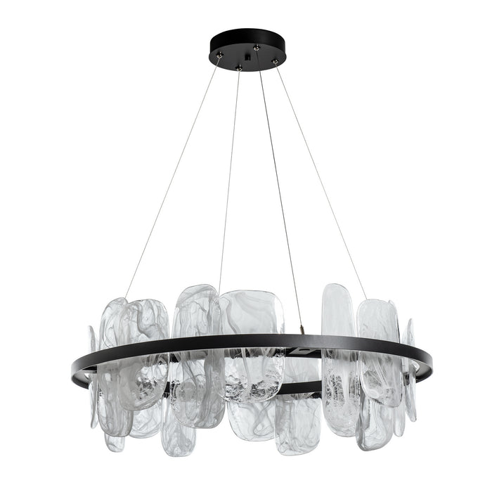 Hubbardton Forge - 139660-LED-STND-10-YR0708 - LED Pendant - Vitre - Black