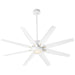 Quorum - 3-112-6 - 56"Ceiling Fan - Fleet - White