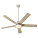 Quorum - 3-115-24 - 56"Ceiling Fan - Temple - Satin Nickel