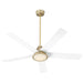 Quorum - 3-115-640 - 56"Ceiling Fan - Temple - Aged Brass