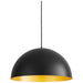 Quorum - 3-21-1550 - LED Pendant - Lucci - Black|Industrial Brass