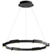 Quorum - 3-22-15 - LED Pendant - Dieter - Black