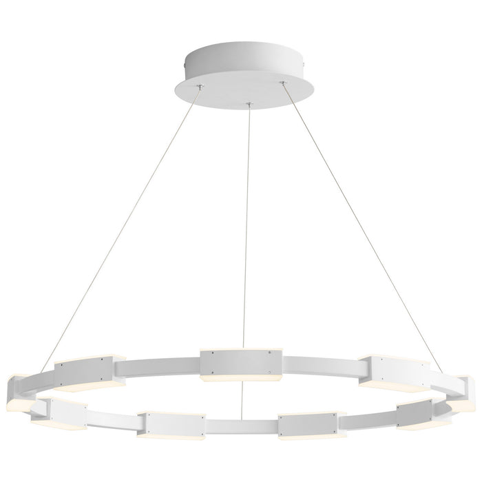 Quorum - 3-23-6 - LED Pendant - Dieter - White