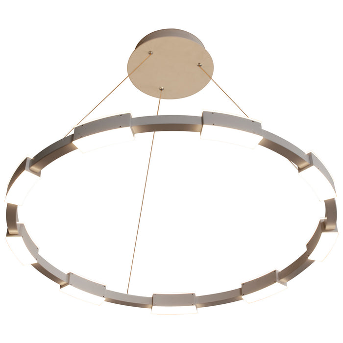 Quorum - 3-23-6 - LED Pendant - Dieter - White