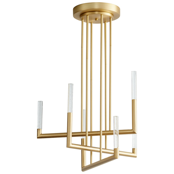 Quorum - 3-24-40 - LED Chandelier - Lustre - Aged Brass