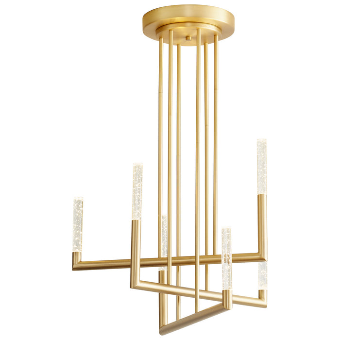 Quorum - 3-24-40 - LED Chandelier - Lustre - Aged Brass