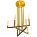 Quorum - 3-24-40 - LED Chandelier - Lustre - Aged Brass