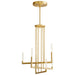 Quorum - 3-24-40 - LED Chandelier - Lustre - Aged Brass