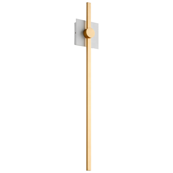 Quorum - 3-51-650 - LED Wall Sconce - Zora - White|Industrial Brass