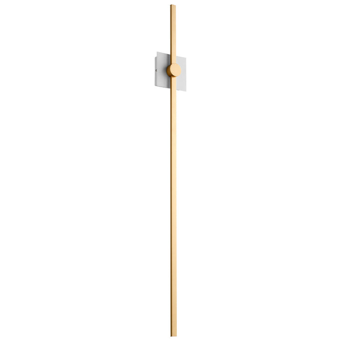 Quorum - 3-52-650 - LED Wall Sconce - Zora - White|Industrial Brass