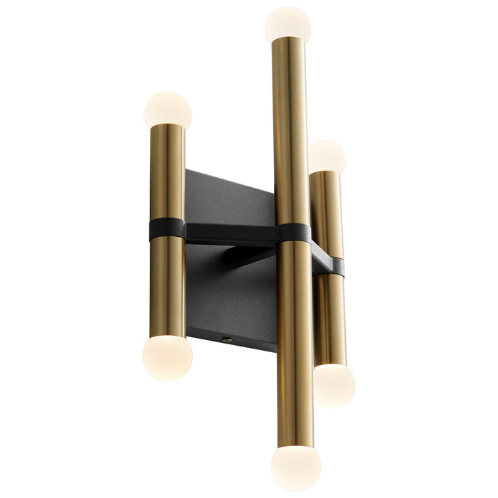 Quorum - 3-584-1540 - LED Wall Sconce - Nero - Black|Aged Brass